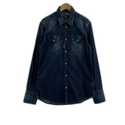 DSQUARED2 長袖シャツ デニムシャツ インディゴ (48)