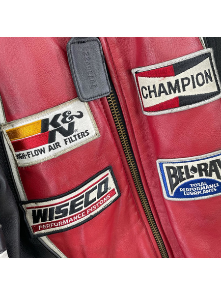 VANSON レザージャケット レザー レーシングジャケット 36