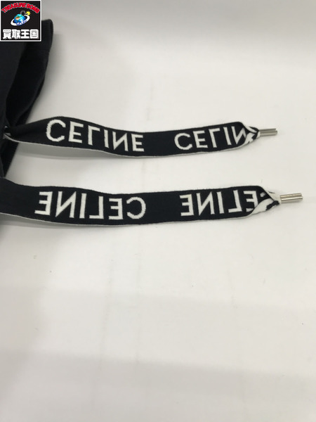 CELINE  ロゴドローコードパーカー L[値下]