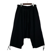 Yohji Yamamoto POUR HOMME 19SS シワギャバ ウールサルエルパンツ 3 黒