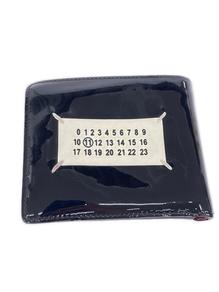 MAISON MARGIELA コンパクトウォレット カレンダータグ エナメルレザー折リ財布