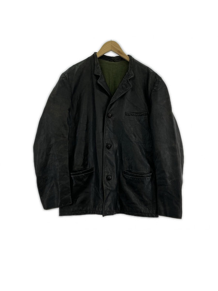 OLD・VINTAGE レザージャケット ユーロ レザー シンチバック
