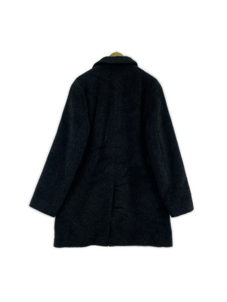 ジャケット PPFM ウール/モヘヤ/アルパカ ジップアップ ファーコート(F)[値下]