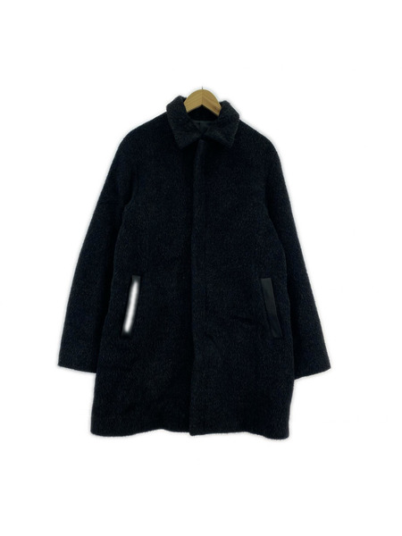 ジャケット PPFM ウール/モヘヤ/アルパカ ジップアップ ファーコート(F)[値下]