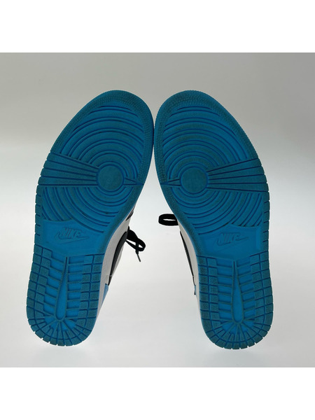 NIKE スニーカー AJ1 Low OG Black and Dark Powder Blue