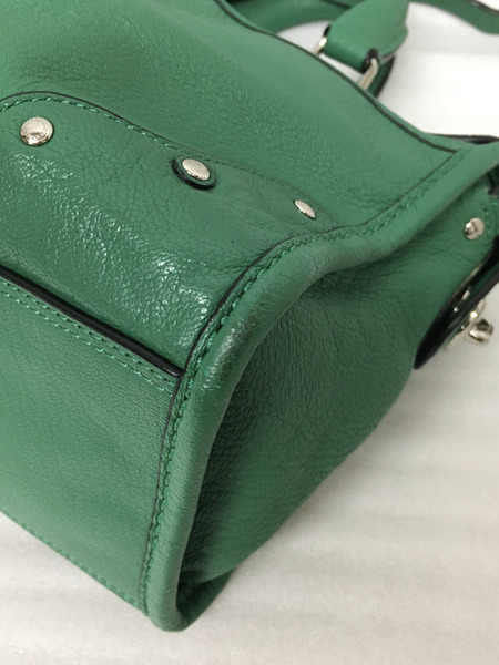 COACH ライダー24 ショルダーバッグ グリーン 33690