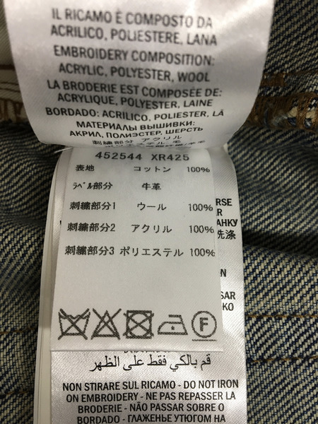 GUCCI Embroidery デニムパンツ 452544 XR425