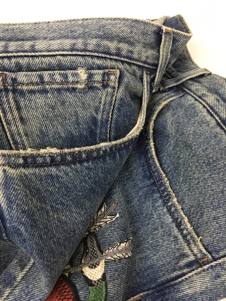 GUCCI Embroidery デニムパンツ 452544 XR425
