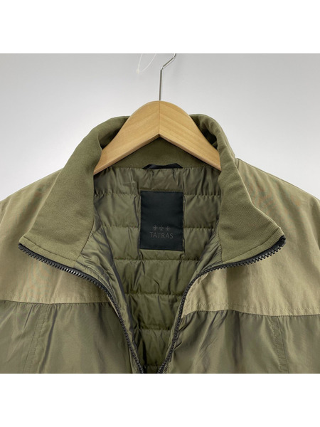 TATRAS ダウンジャケット ハイネックジップジャケット MTA20S4651  カーキ