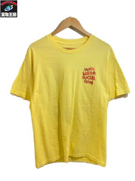 ANTI SOCIAL SOCIAL CLUB Tシャツ (XL) YLW 有刺鉄線[値下]
