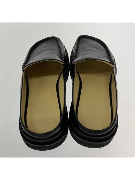 ローファー ALM./レザークロックス/ブラック