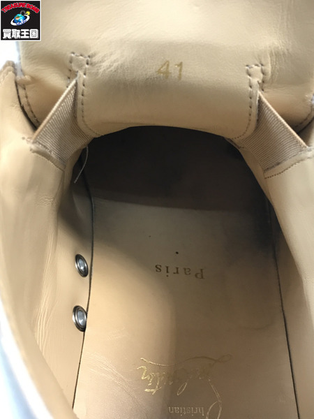 Christian Louboutin クリスチャン ルブラン Fique A VONTADE スタッズスニーカー レザースニーカー 41 25.5cm フィケ ア ヴォンタージ