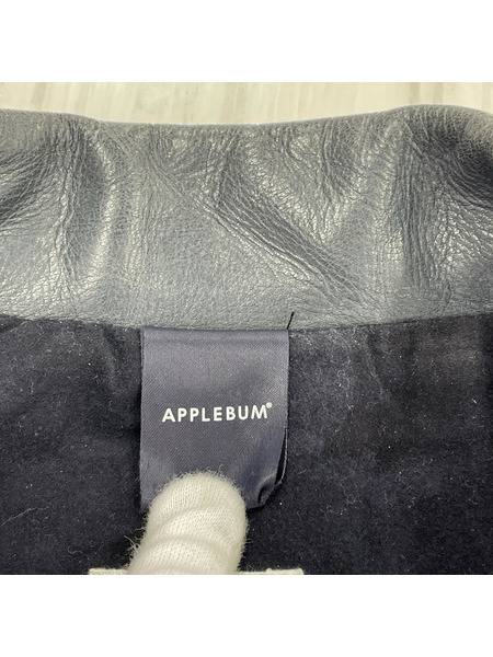 APPLEBUM　レザーライダースジャケット　ブラック　L[値下]