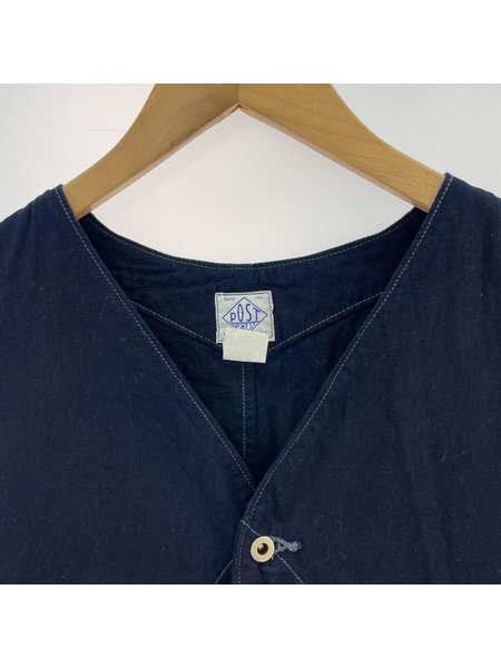 ノーブランド ソノ他 POST O'ALLS ロイヤルトラベラー ベスト 紺 (M)[値下]