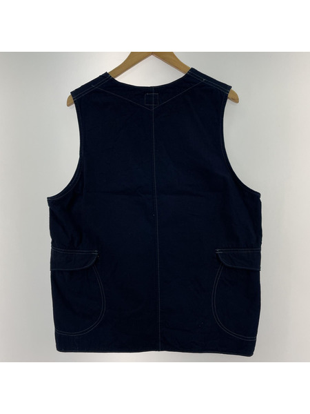 ノーブランド ソノ他 POST O'ALLS ロイヤルトラベラー ベスト 紺 (M)[値下]