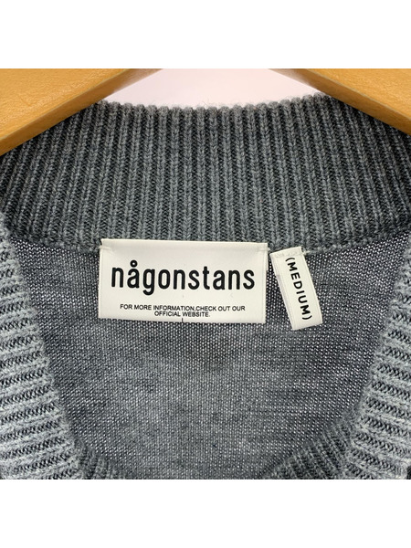 nagonstans 24AW a-line pullover M グレー