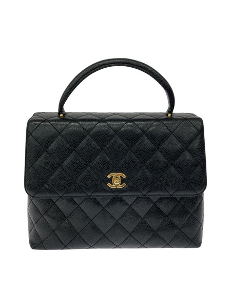 CHANEL マトラッセ キャビアスキン ハンドバッグ[値下]