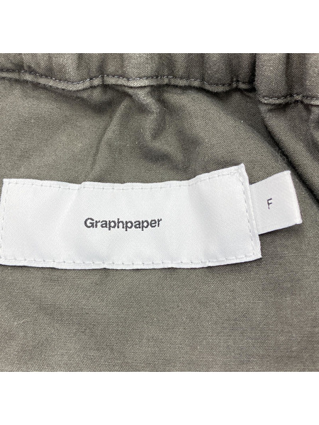 graphpaper シェフパンツ コットン F グレー GM202-40619B