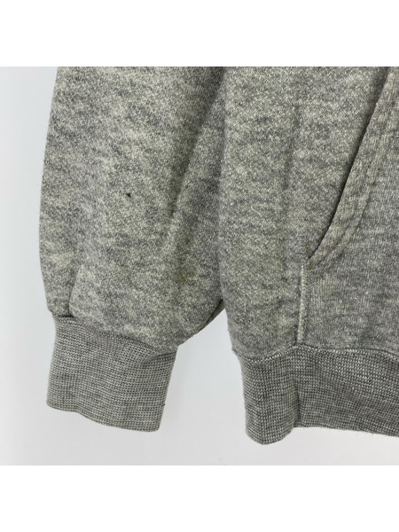 70s頃 raglan plain sweat hoodie グレー