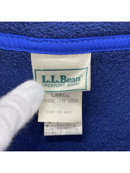 L.L.Bean ジャケット 90s USA製 紺 (L)