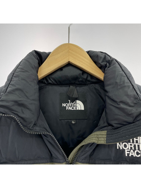 THE NORTH FACE ダウンジャケット NUPTSE JACKET ダウンジャケット カーキ