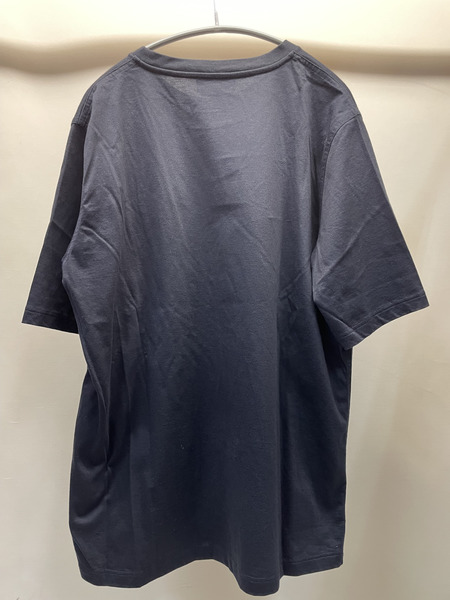 HERMES レザーパッチTシャツ M ネイビー