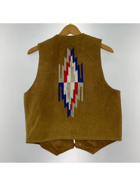 OLD・VINTAGE ソノ他 INDIAN CLASSIC レザーベスト BRW M