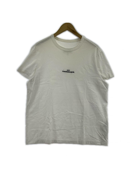 MAISON MARGIELA 半袖Tシャツ・カットソー 20AW ミニ刺繍ロゴSSTEE 46 ホワイト