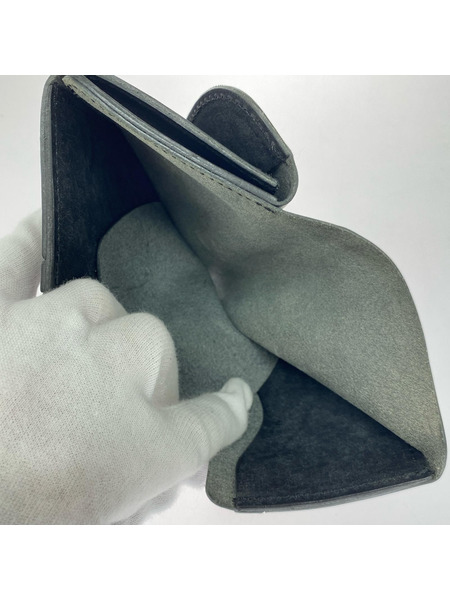 MR.OLIVE コンパクトウォレット PUEBLO LEATHER MINI WALLET 黒