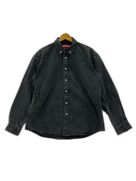Supreme 長袖シャツ 25FW Small Box Denim Shirt Black S