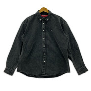 Supreme 長袖シャツ 25FW Small Box Denim Shirt Black S