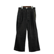 Nigel Cabourn ヘンプ シンチバックワークトラウザー 32 グレー 8046-00-50000