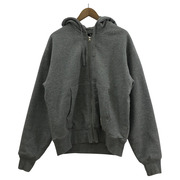 STUSSY Double Face Label Full Zip Hoodie /グレー