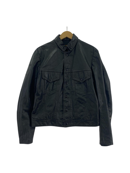 OLD・VINTAGE 60'S-70'S BEAU BREED レザートラッカージャケット 黒