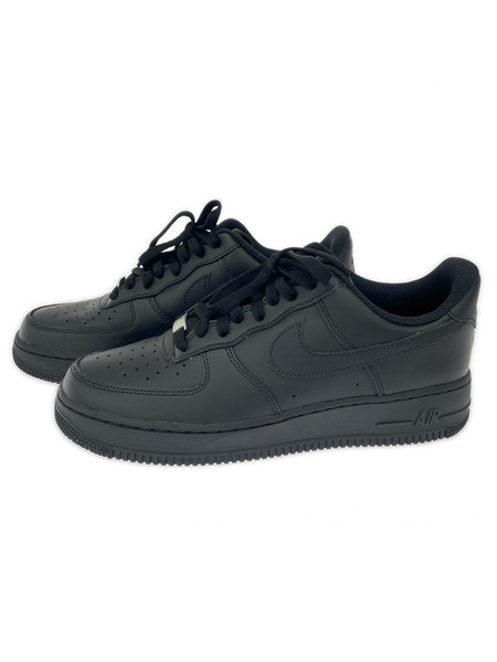 NIKE スニーカー AIRFORCE1 LOW  黒 27.5