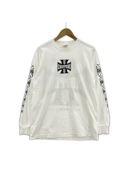 長袖Tシャツ・カットソー 00s WEST COAST CHOPPERS 白 (M)