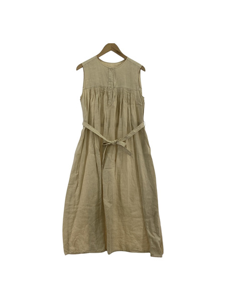 DRESSTERIOR ノースリーブワンピース リネンワンピース 38