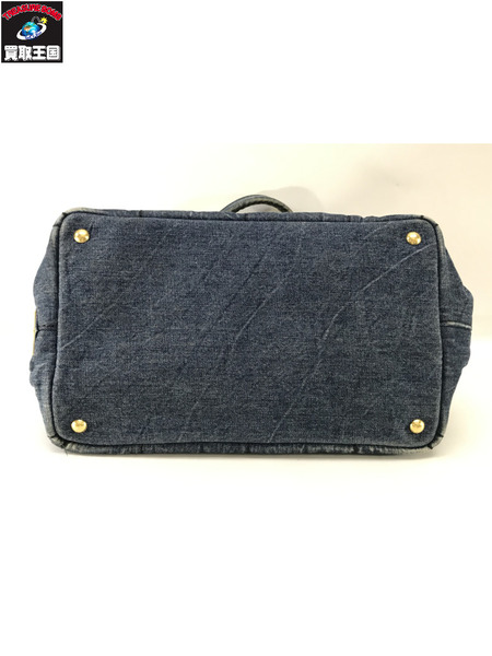 PRADA トートバッグ カナパトート デニム インディゴ