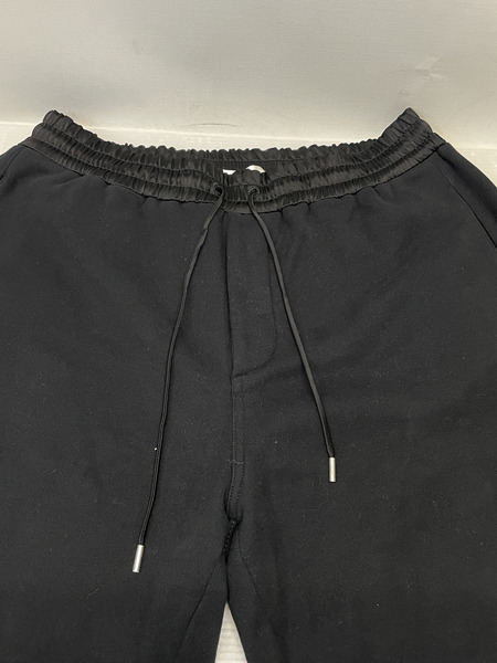 SAINT LAURENT 24SS ワイドレッグスウェットパンツ L 黒 778060 Y36AW