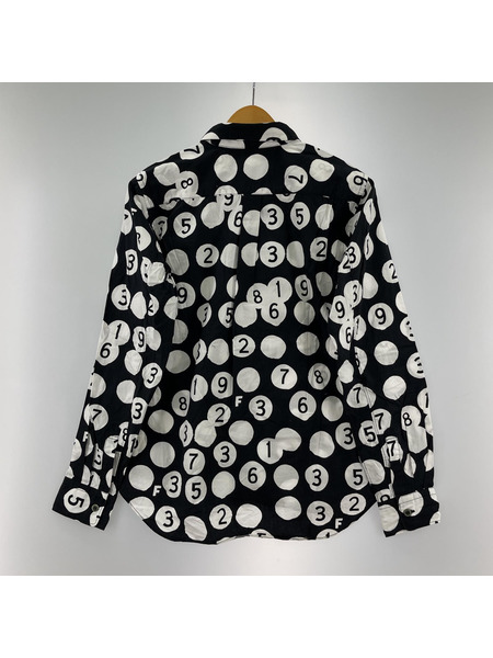 COMME des GARCONS 長袖シャツ ドット ナンバリングシャツ S