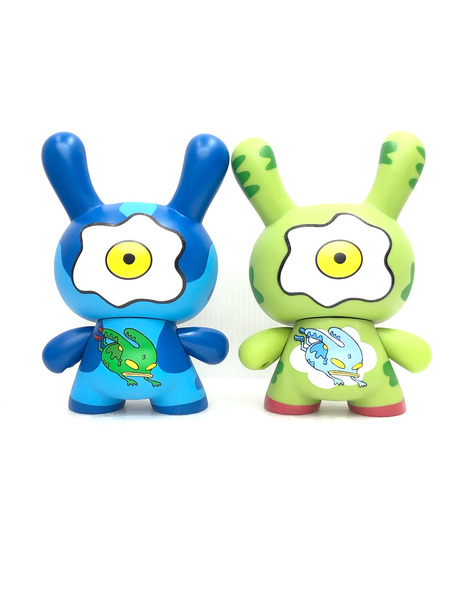 キッドロボット エッグドロップ ダニー 8 ブルー＆グリーン 2体セット