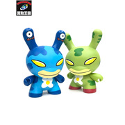 キッドロボット エッグドロップ ダニー 8 ブルー＆グリーン 2体セット