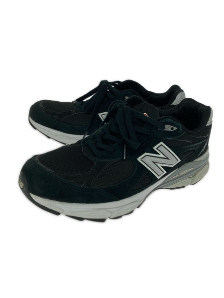 NEW BALANCE スニーカー 990 v3 27.5cm ブラック