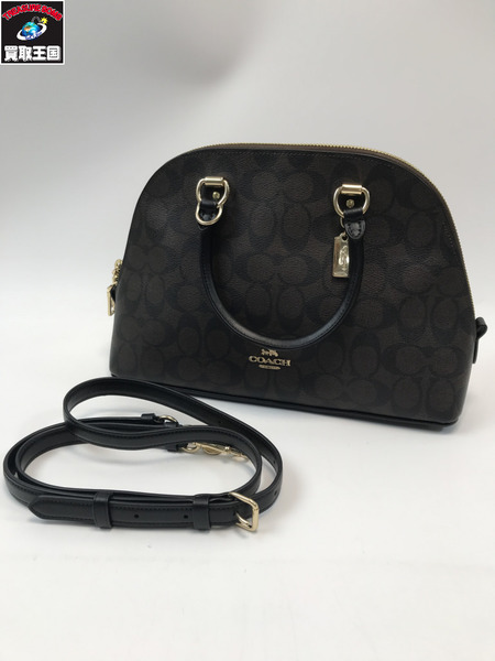 COACH コーチ 2558 シグネチャー ケイティ サッチェル  ハンドバッグ ショルダーバック ブラウン 茶