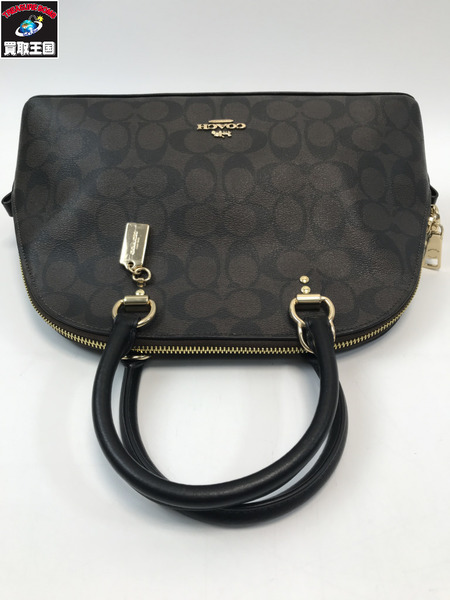 COACH コーチ 2558 シグネチャー ケイティ サッチェル  ハンドバッグ ショルダーバック ブラウン 茶