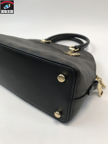 COACH コーチ 2558 シグネチャー ケイティ サッチェル  ハンドバッグ ショルダーバック ブラウン 茶