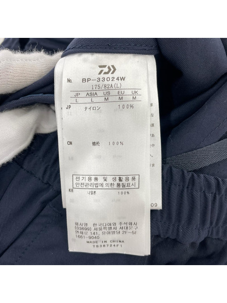 DAIWA PIER39 パンツ TECH EASY TROUSERS TWILL NVY L