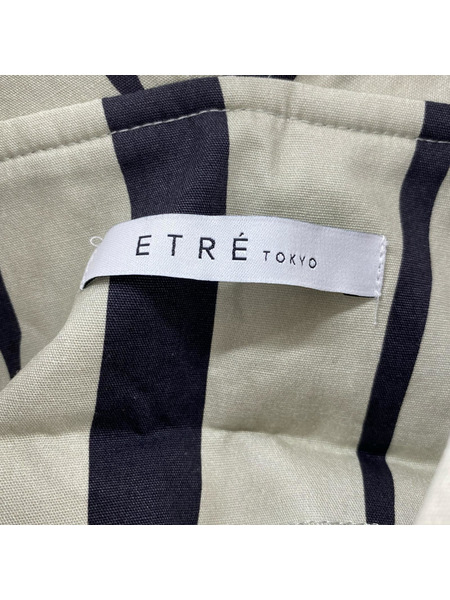 ノースリーブワンピース ETRE TOKYO ゼブラペイント N/Sワンピース (F)