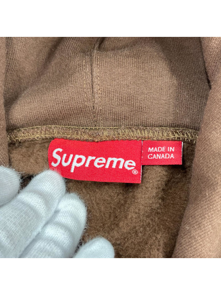 Supreme スウェット・トレーナー 22FW S LOGO HOODED SWEATSHIRT (S) 茶
