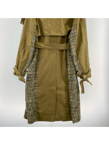 MSGM ソノ他 MSGM ツイード トレンチコート